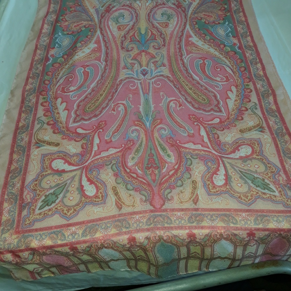 Beautiful Pink/multi Scarf - Picture 3 of 3